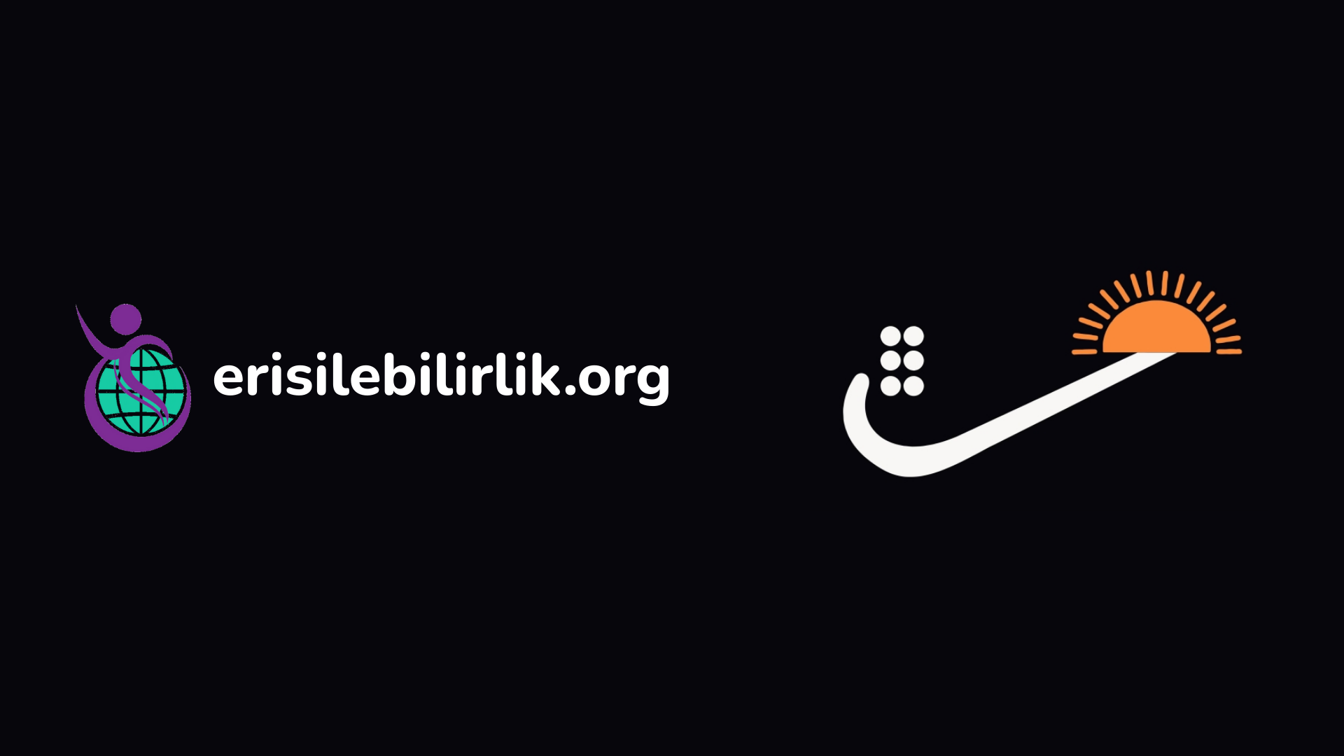 erisilebilirlik.org logosu ve yazısı yanında TURGED logosu