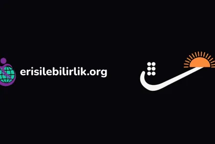 erisilebilirlik.org logosu ve yazısı yanında TURGED logosu